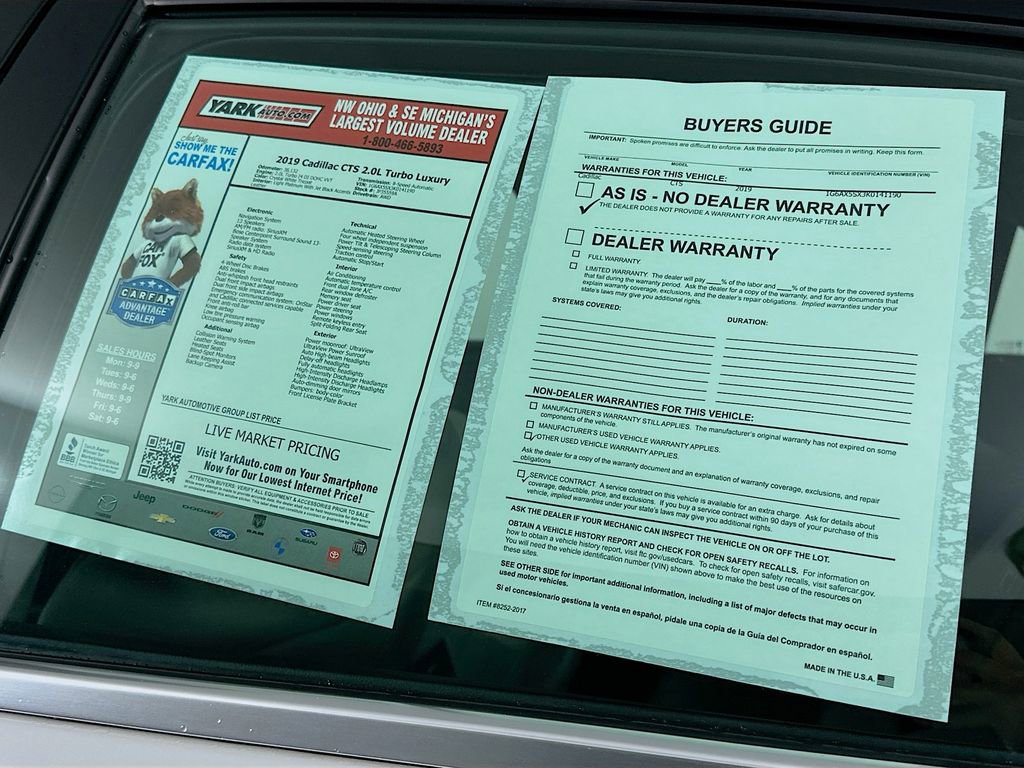 Used 2019 Cadillac CTS Luxury image 15