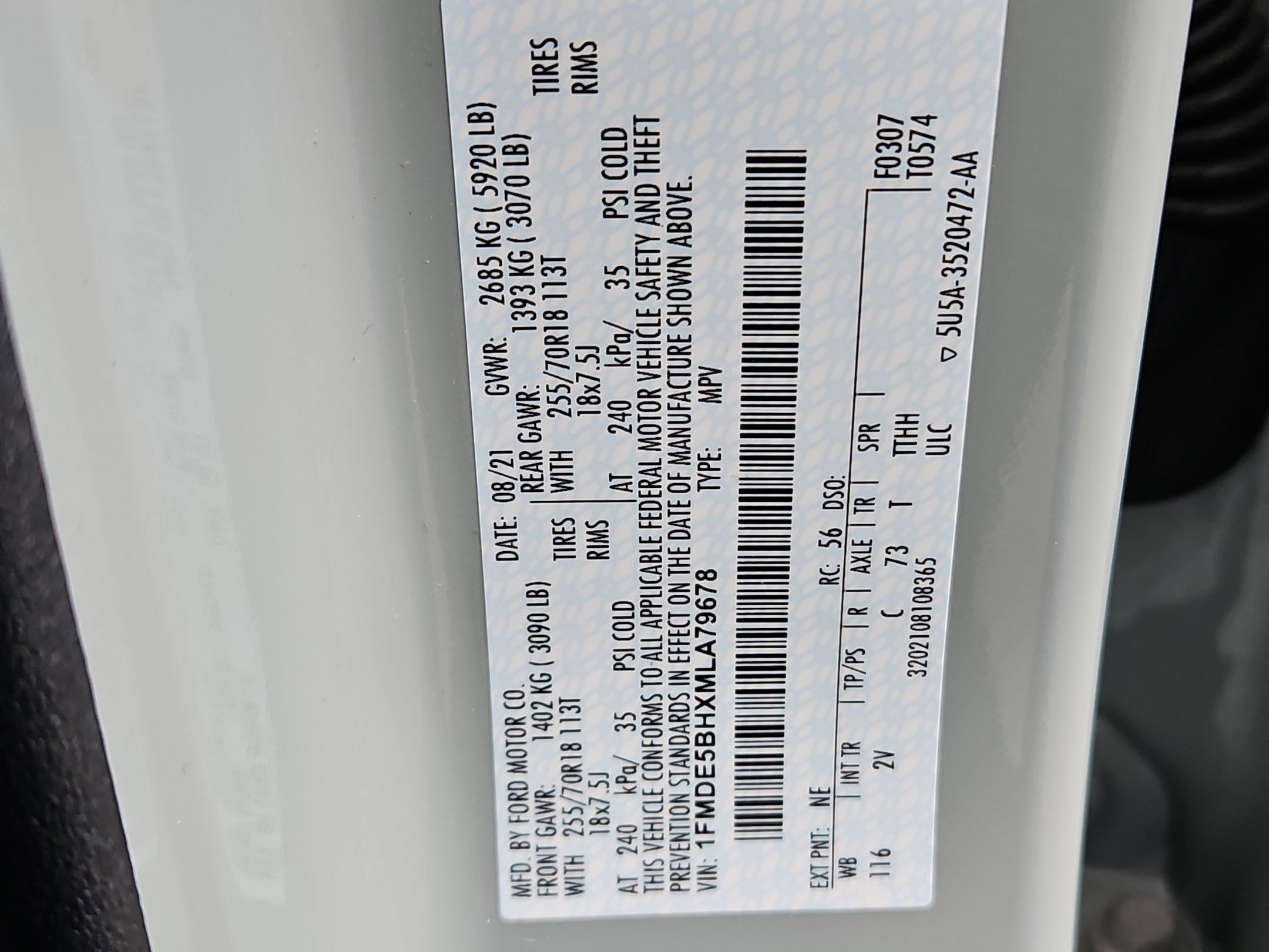 Used 2021 Ford Bronco Outer Banks image 36