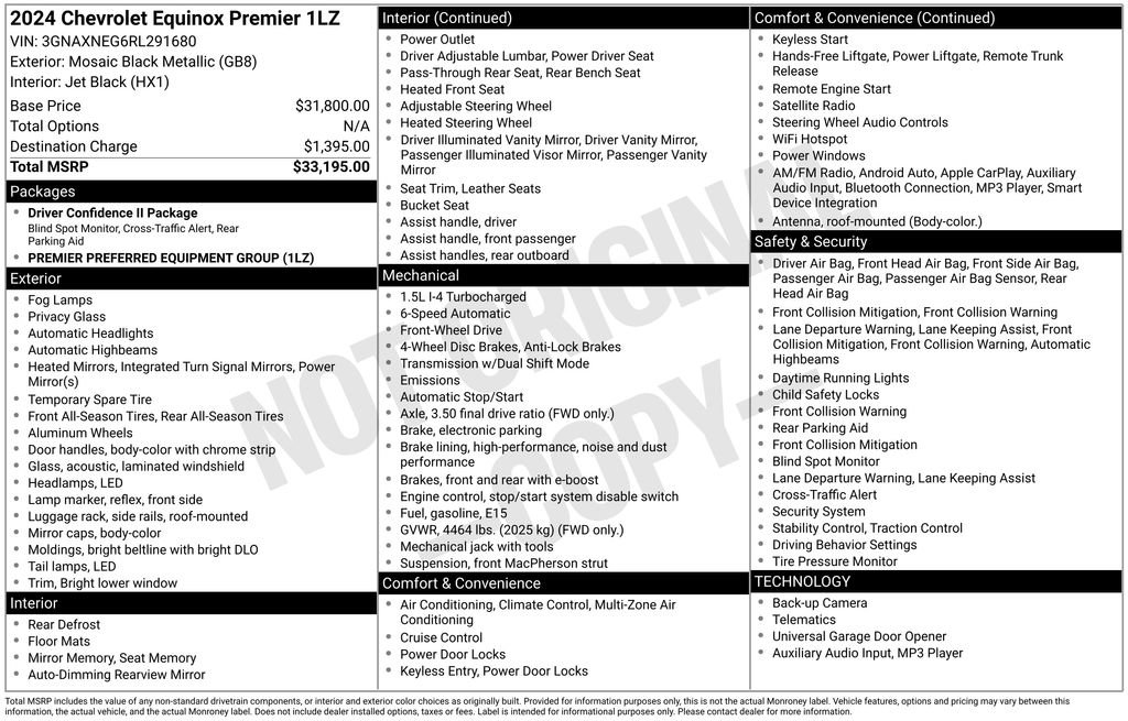 Used 2024 Chevrolet Equinox Premier image 2