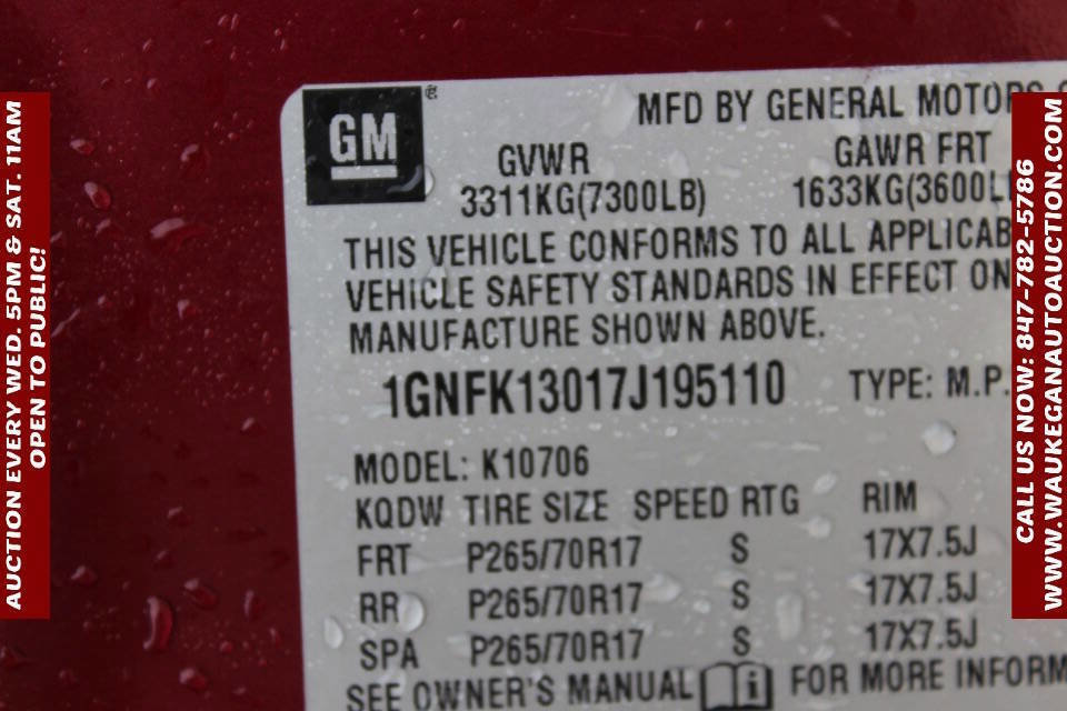 Used 2007 Chevrolet Tahoe LT w/ LT Preferred Equipment Group image 11