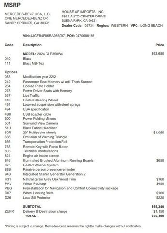 Certified 2024 Mercedes-Benz GLE 350 4MATIC image 4