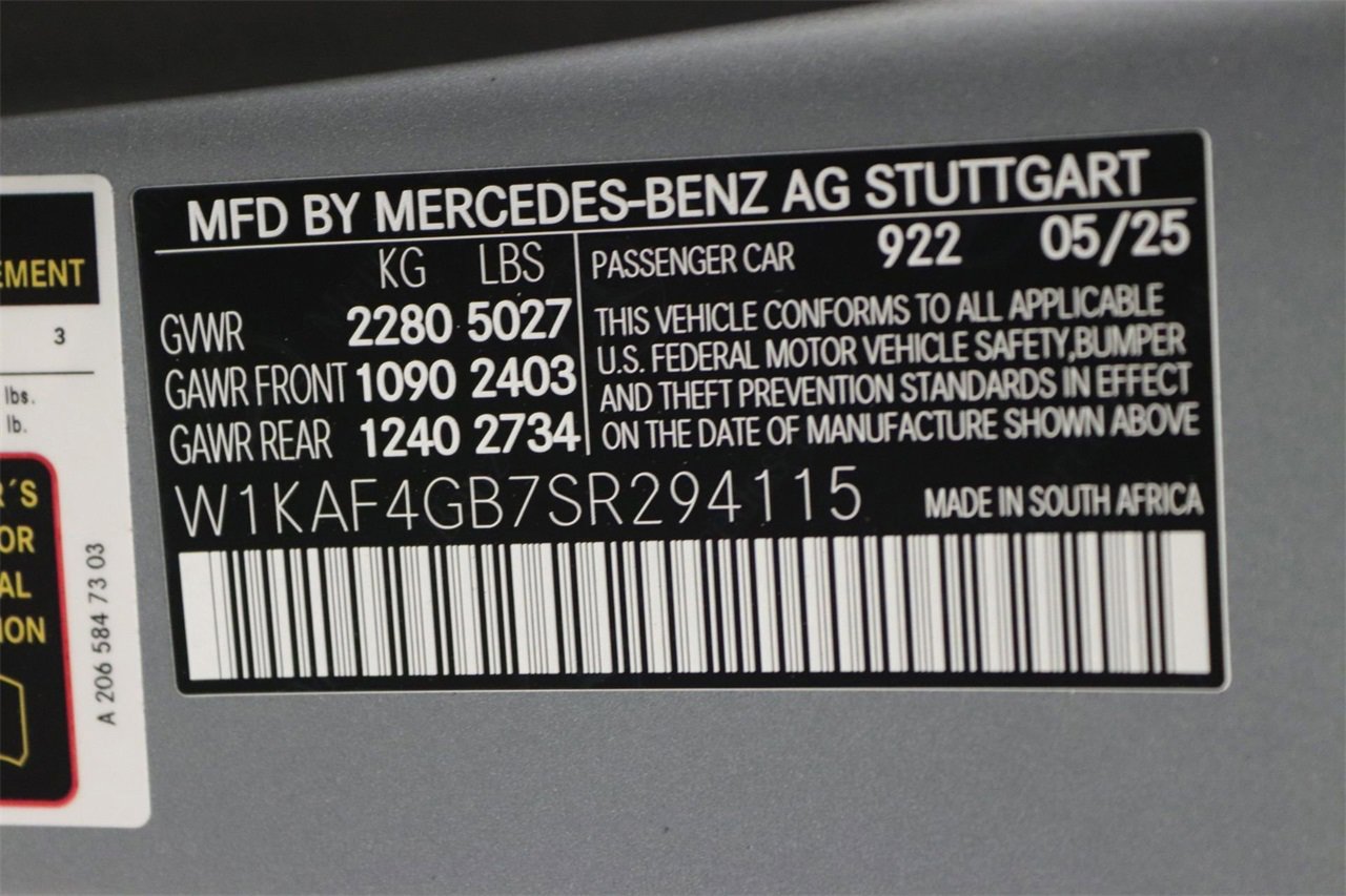 New 2025 Mercedes-Benz C 300 Sedan image 15