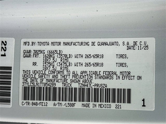 New 2026 Toyota Tacoma TRD Sport image 24