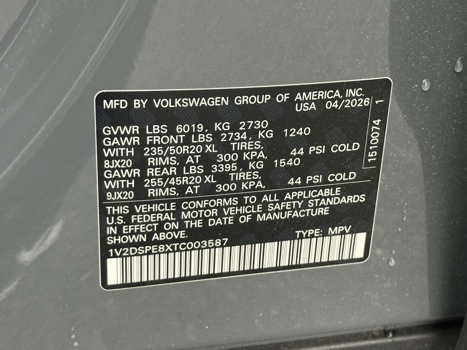 New 2026 Volkswagen ID.4 Pro AWD/4WD image 16