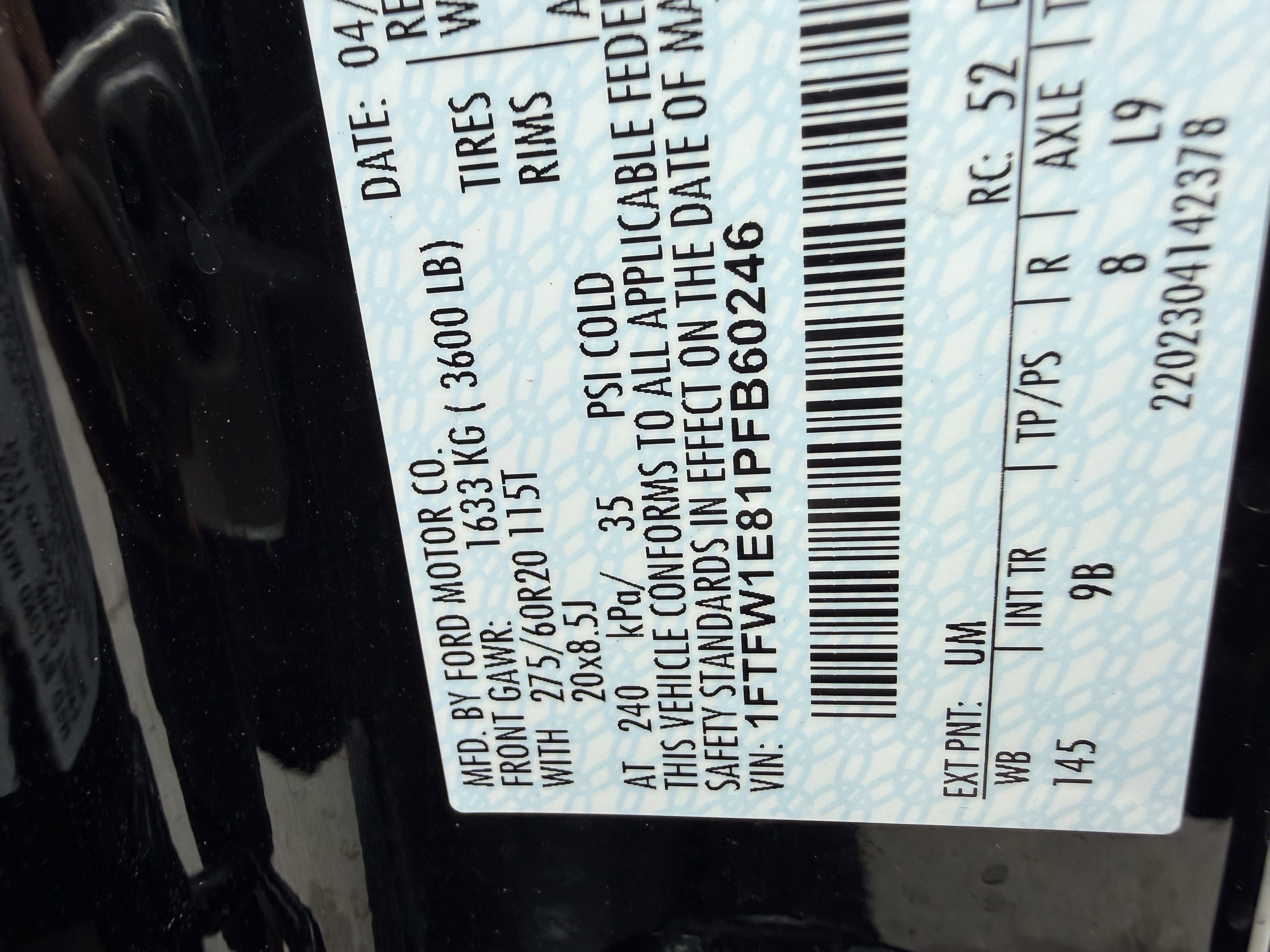 Used 2023 Ford F150 Platinum w/ Equipment Group 701A High AWD/4WD image 36