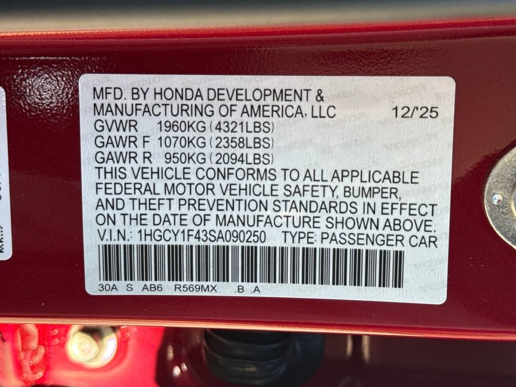 New 2025 Honda Accord SE image 28