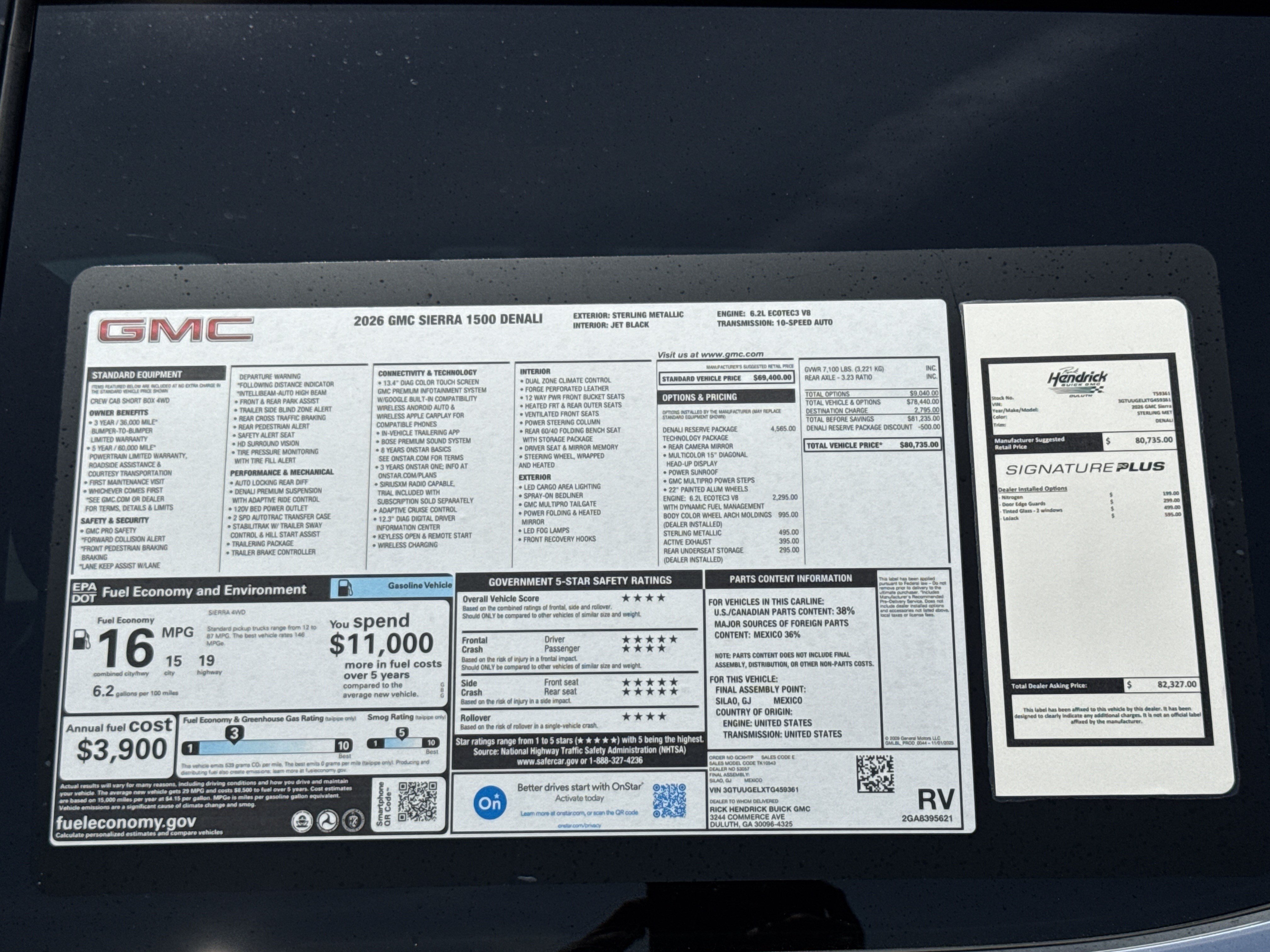 New 2026 GMC Sierra 1500 Denali w/ Denali Reserve Package AWD/4WD image 37