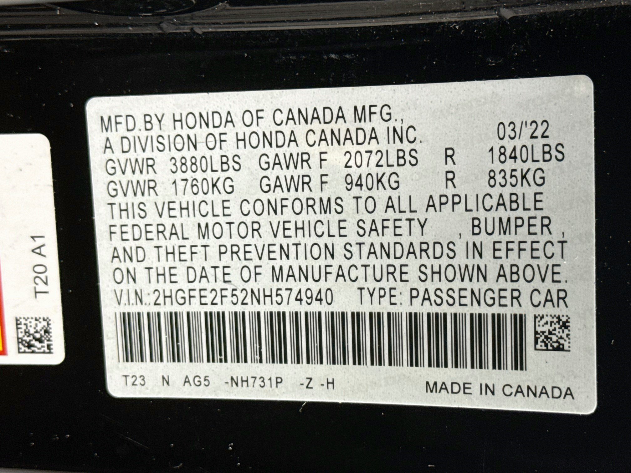 Used 2022 Honda Civic Sport image 40