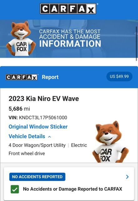 Used 2023 Kia Niro Wave w/ Wave Preserve Package FWD image 5