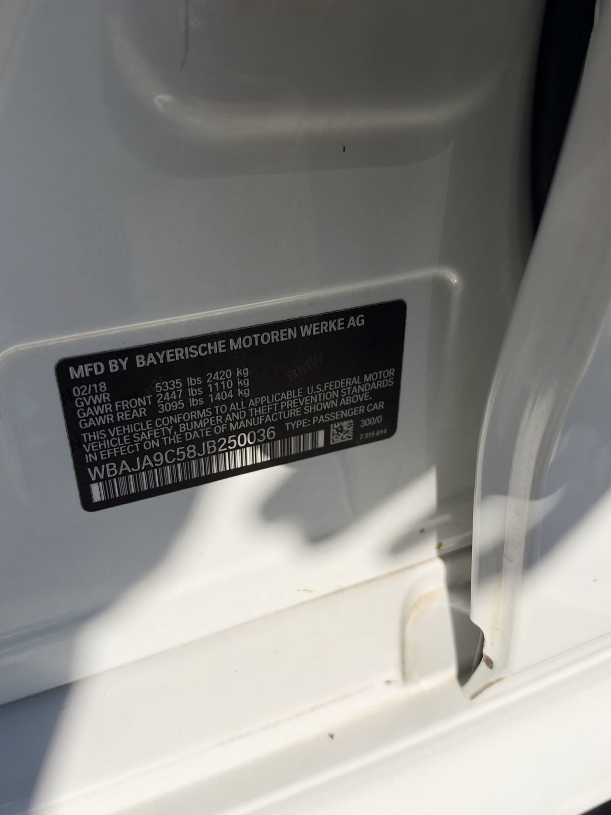 Used 2018 BMW 530e RWD image 12