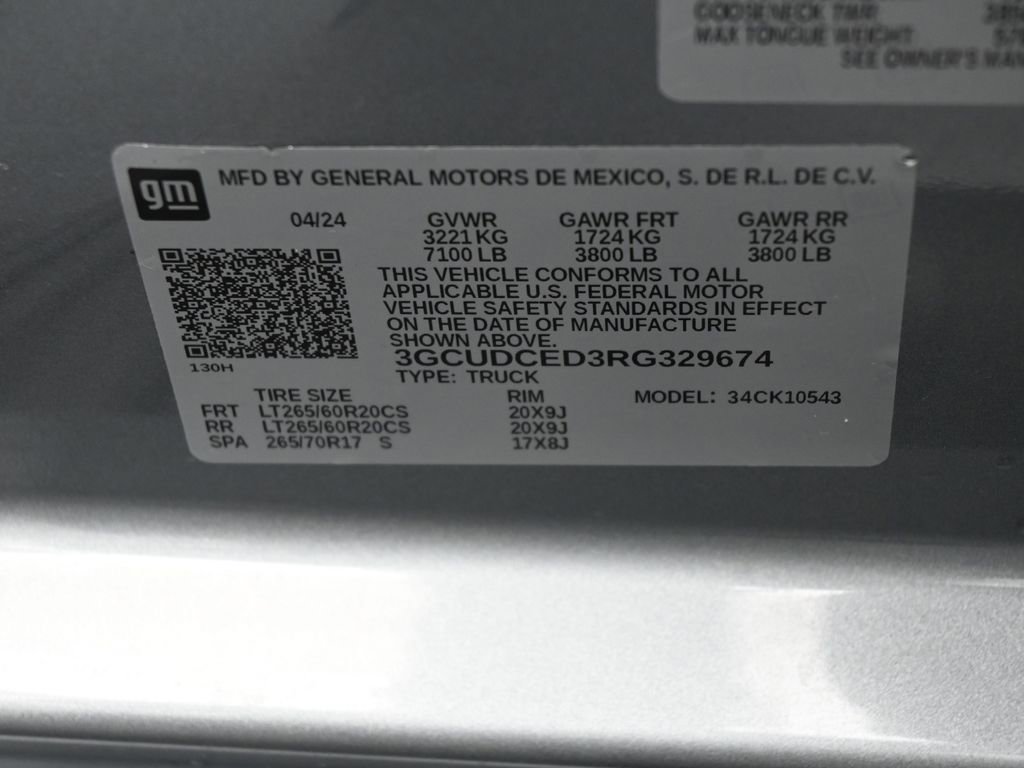 Used 2024 Chevrolet Silverado 1500 Custom Trail Boss image 13