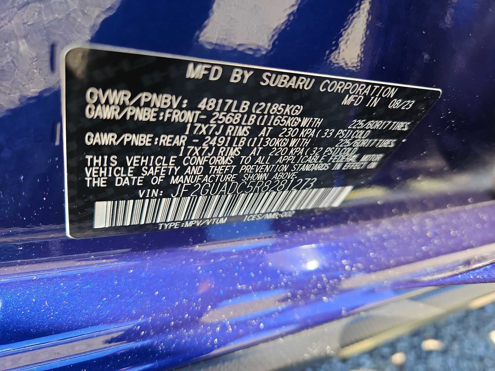 Used 2024 Subaru Crosstrek 2.0i Premium image 7