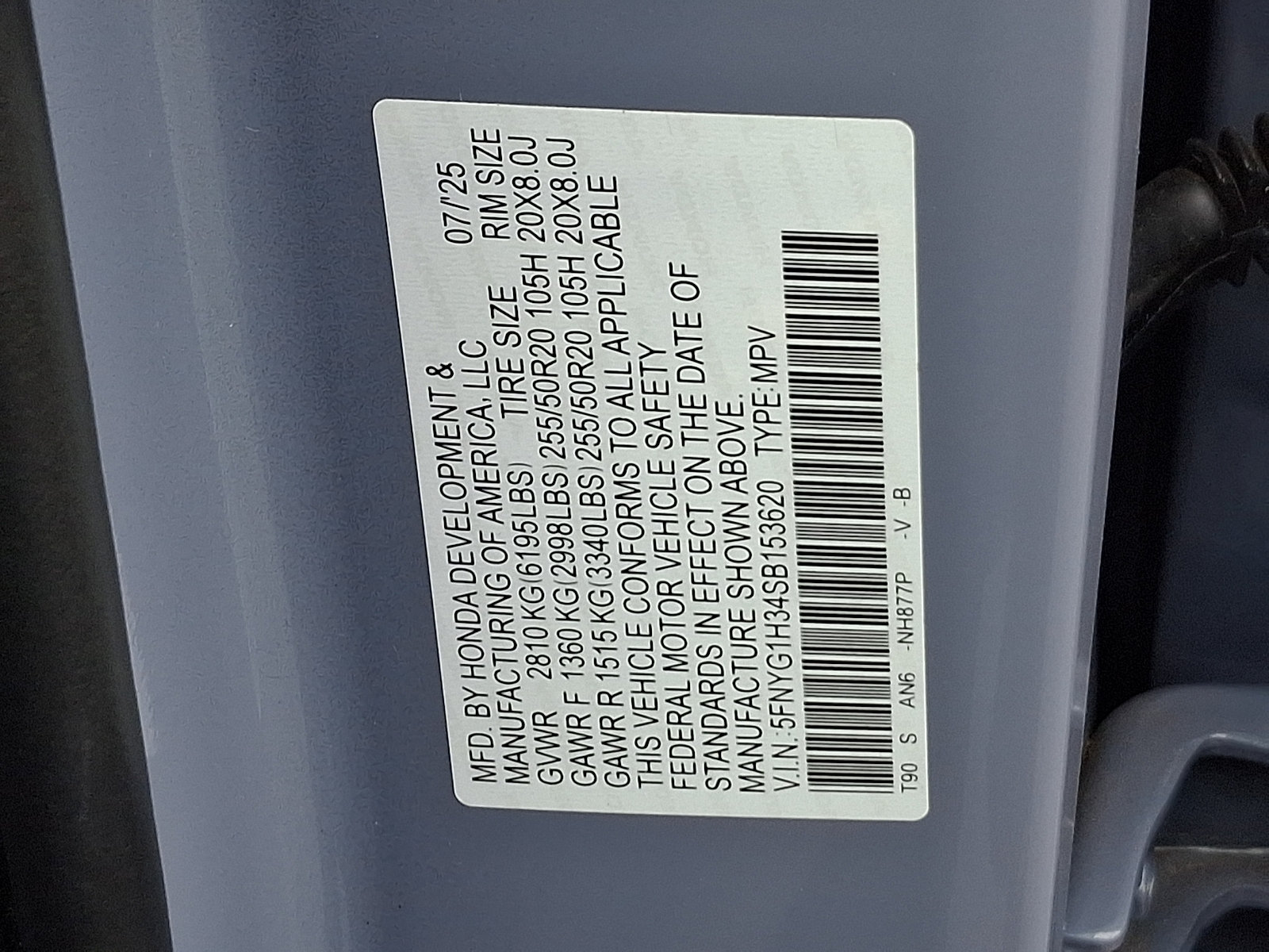 Used 2025 Honda Pilot Sport image 26