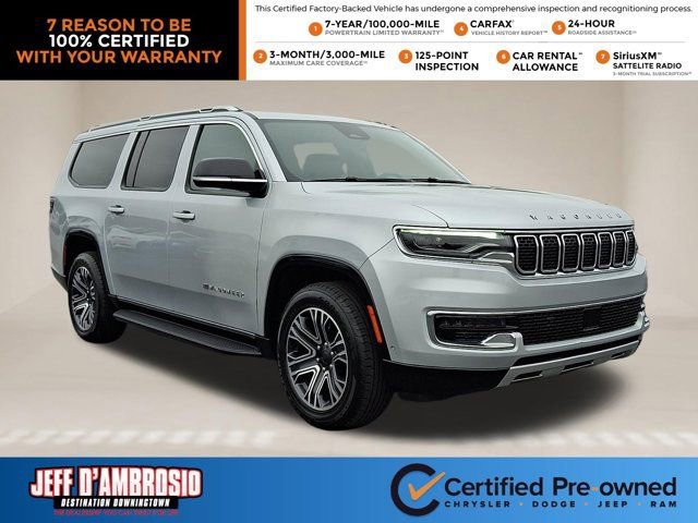 Certified 2024 Jeep Wagoneer L Series II w/ Flexible Seating Group image 1