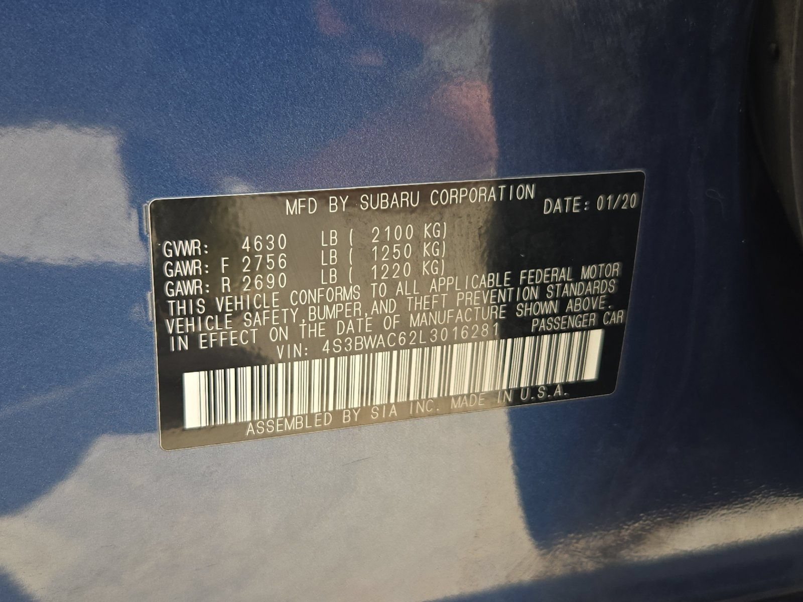 Used 2020 Subaru Legacy Premium AWD/4WD image 25