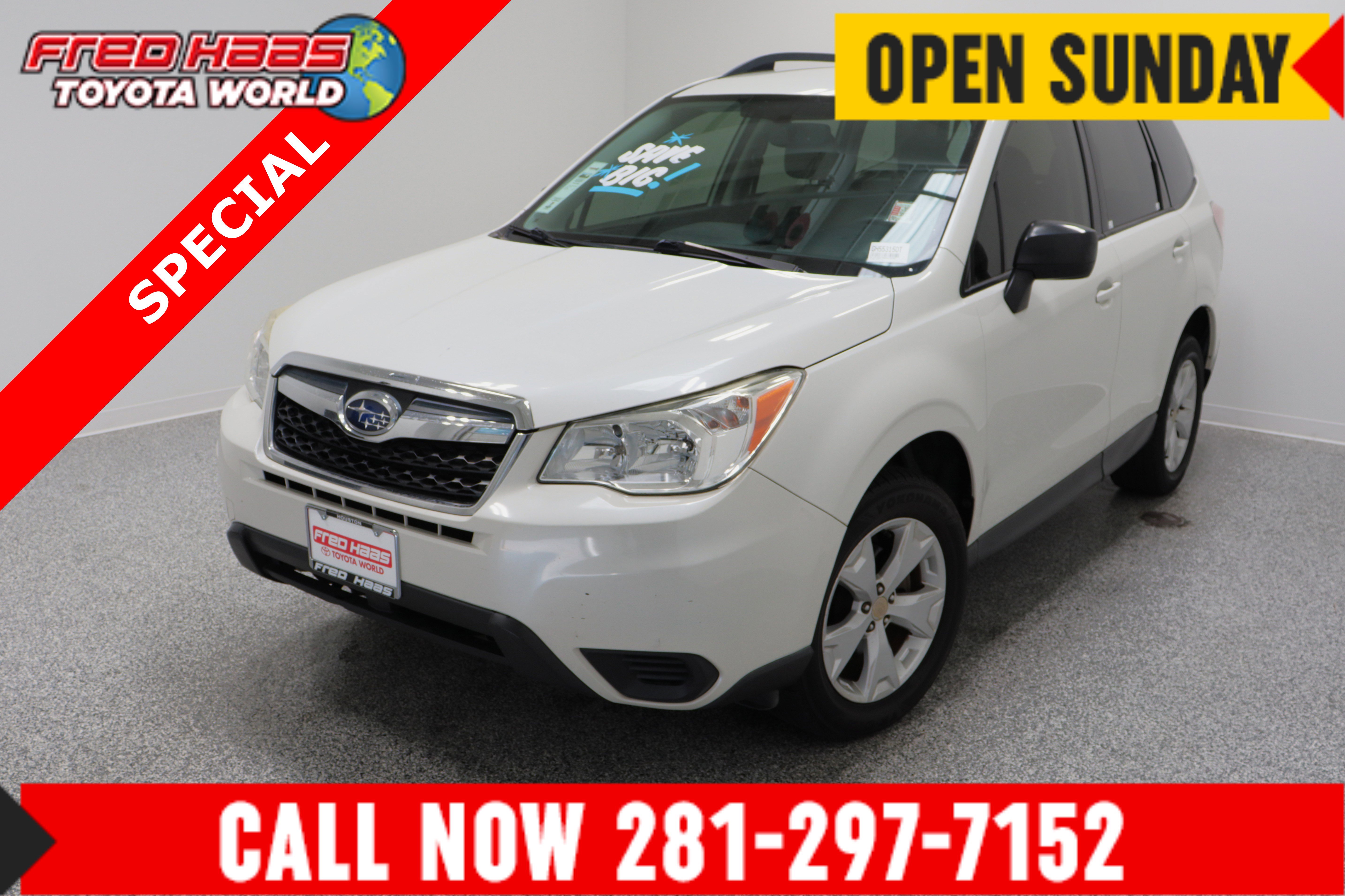 Used 2016 Subaru Forester 2.5i w/ Alloy Wheel Package