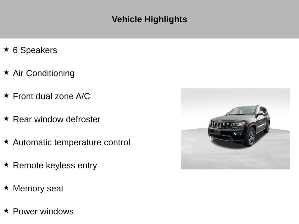 Used 2017 Jeep Grand Cherokee Limited AWD/4WD image 36