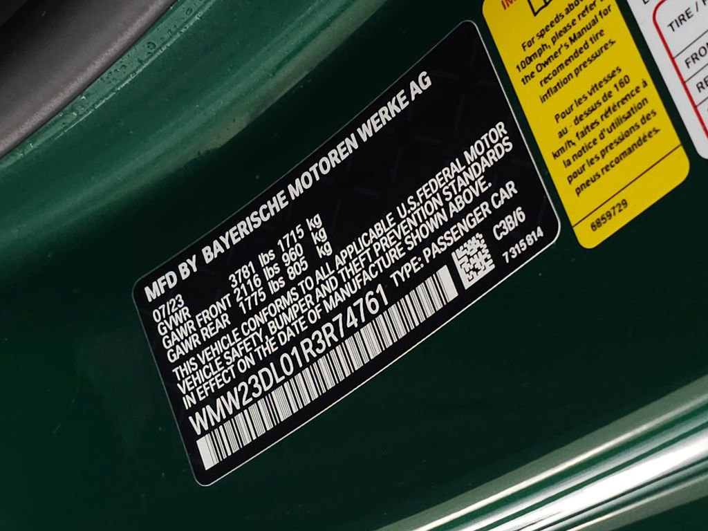 Used 2024 MINI Cooper Convertible w/ Signature Upholstery Package FWD image 29
