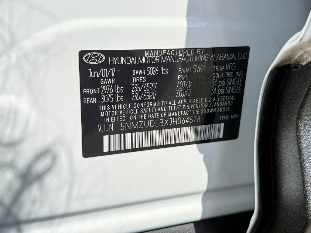 Used 2018 Hyundai Santa Fe Sport w/ 2.4L Tech Package 04 image 32