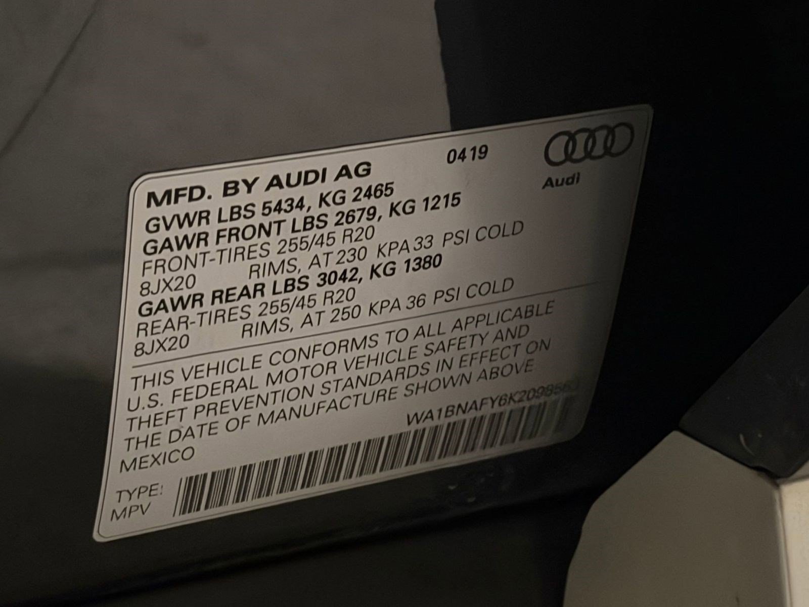 Used 2019 Audi Q5 Premium w/ Premium Plus Package AWD/4WD image 22