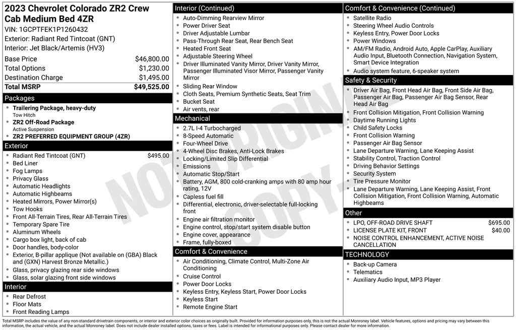 Used 2023 Chevrolet Colorado ZR2 image 2