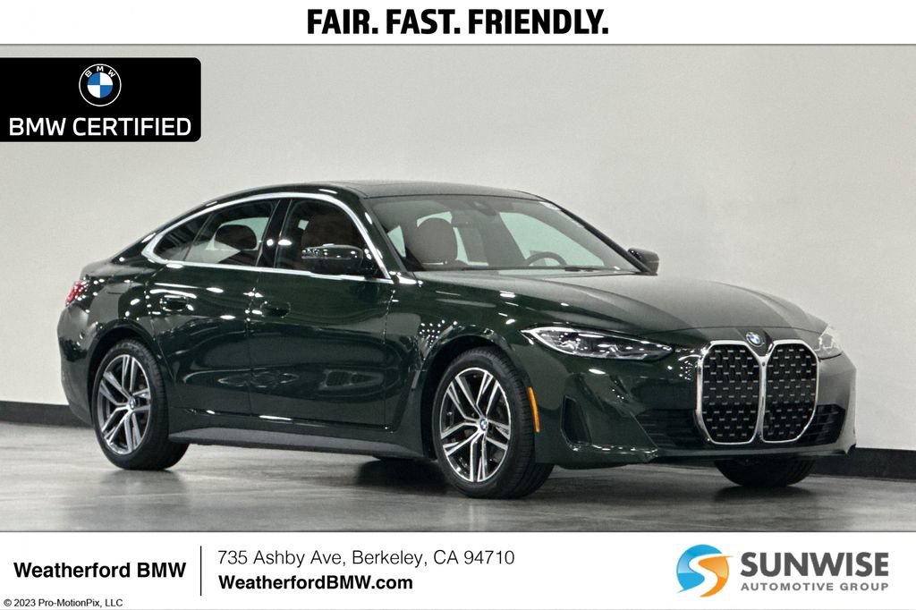 Certified 2024 BMW 430i Gran Coupe w/ Premium Package RWD image 1