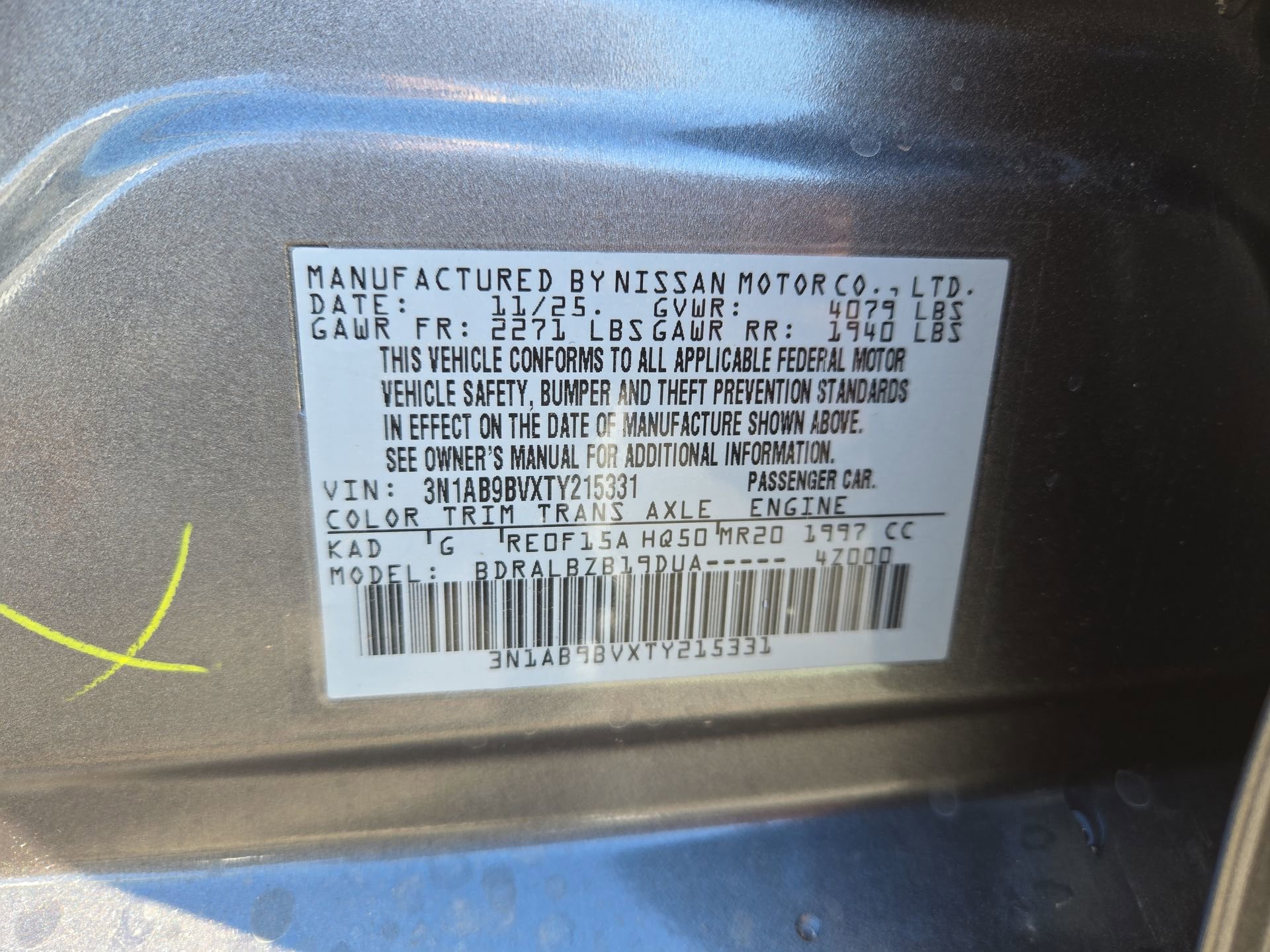 New 2026 Nissan Sentra S w/ Floor Mat Package image 39