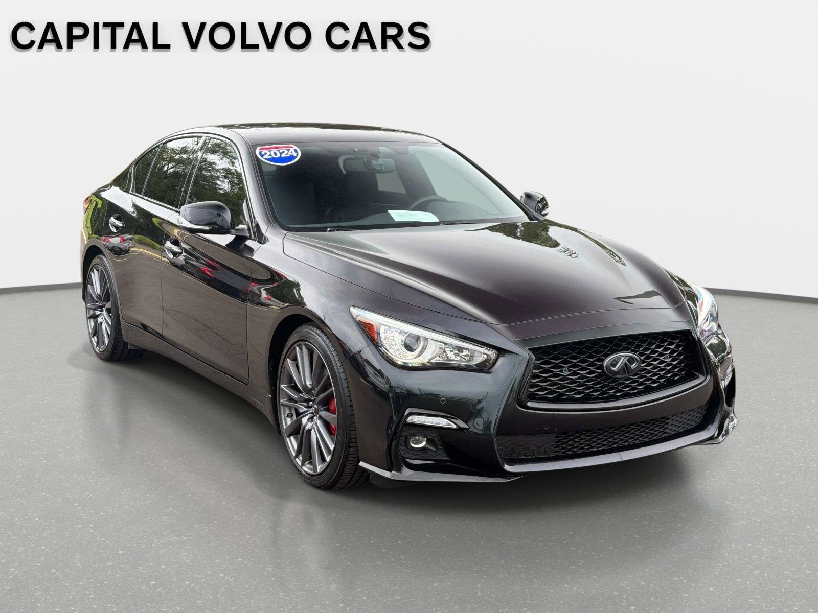 Used 2024 INFINITI Q50 Red Sport 400 w/ Black Opal Edition RWD image 4