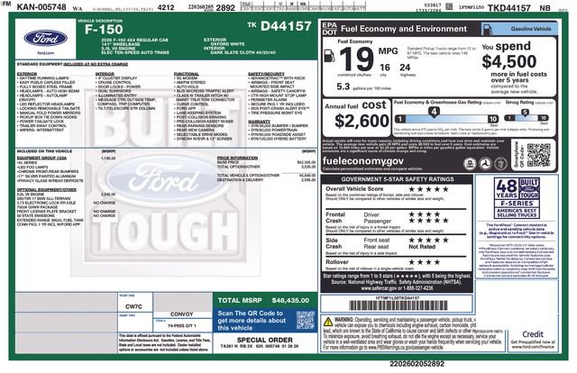 New 2026 Ford F150 XL w/ Equipment Group 103A High image 23
