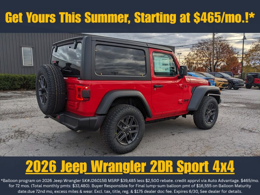 New 2026 Jeep Wrangler Sport AWD/4WD image 8