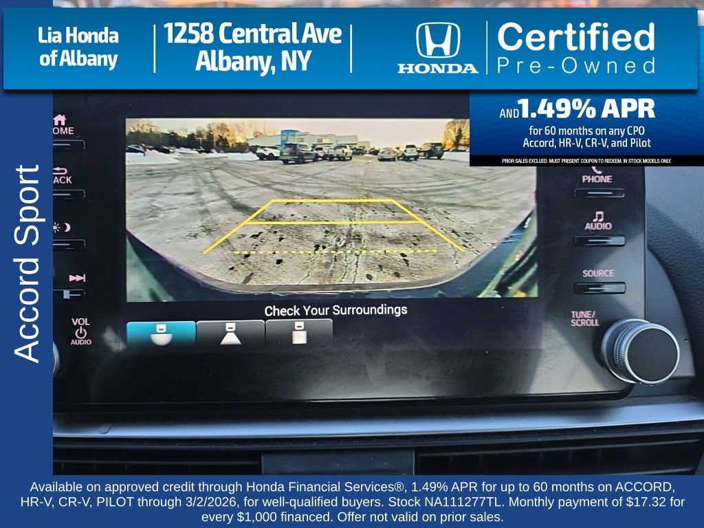 Certified 2022 Honda Accord Sport image 16