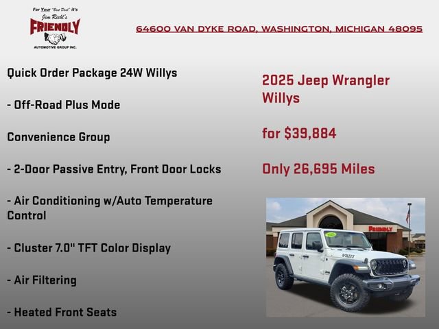 Used 2025 Jeep Wrangler Willys image 25