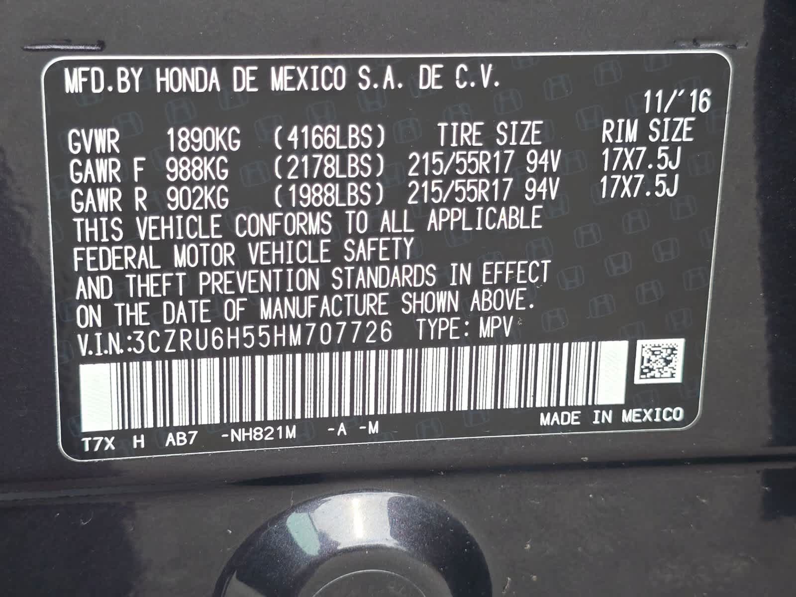 Used 2017 Honda HR-V EX image 30