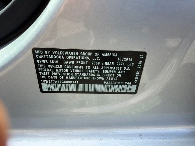 Used 2016 Volkswagen Passat 1.8T SE FWD image 18