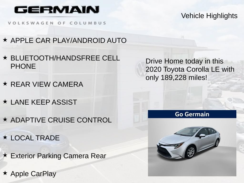 Used 2020 Toyota Corolla LE FWD image 5