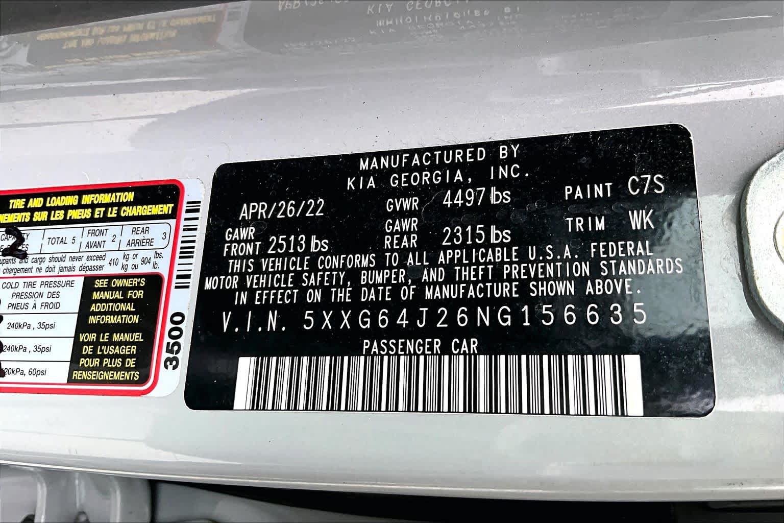 Used 2022 Kia K5 GT-Line AWD/4WD image 35