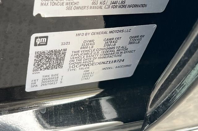 Used 2022 Chevrolet Silverado 1500 RST w/ Bed Protection Package RWD image 39