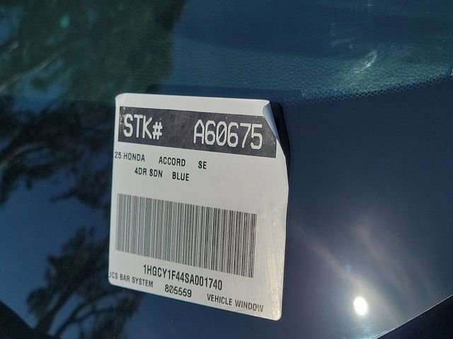 Used 2025 Honda Accord SE image 30