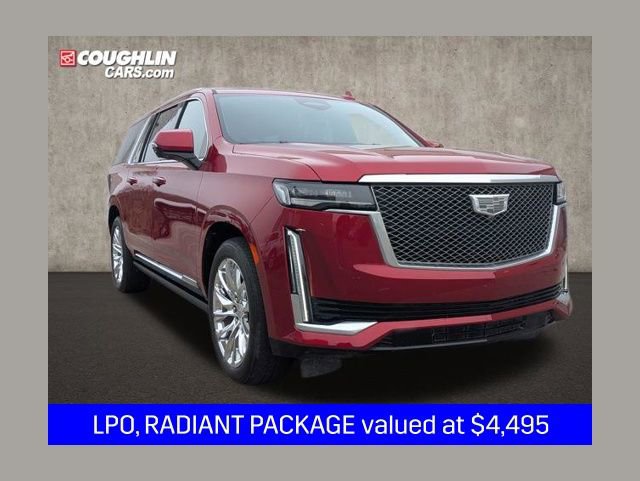 Certified 2023 Cadillac Escalade ESV Premium Luxury Platinum w/ LPO, Radiant Package
