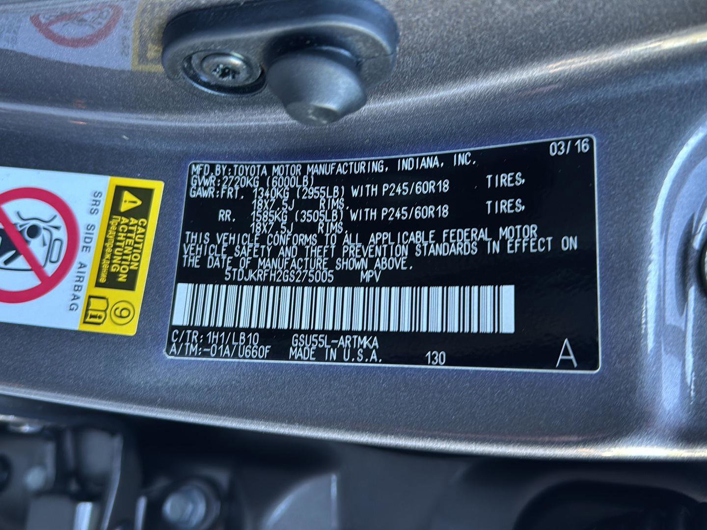 Used 2016 Toyota Highlander XLE image 38