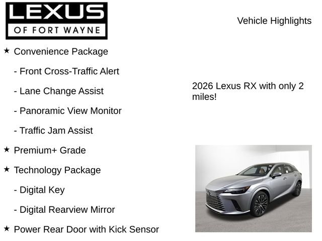 New 2026 Lexus RX 350 Premium Plus AWD/4WD image 7