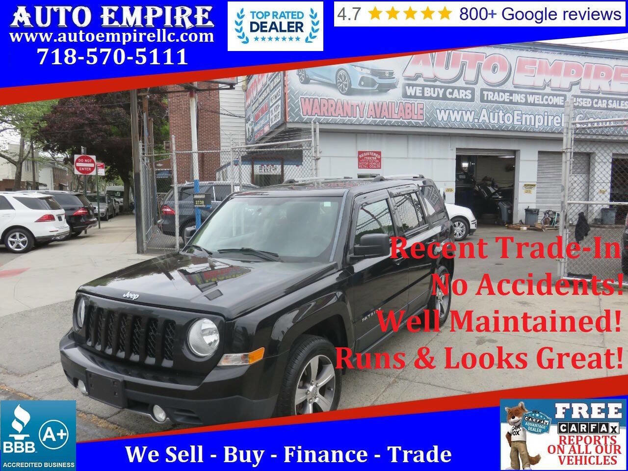 Used 2016 Jeep Patriot High Altitude AWD/4WD image 1