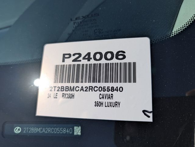 Used 2024 Lexus RX 350 350h Luxury w/ Convenience Package image 38