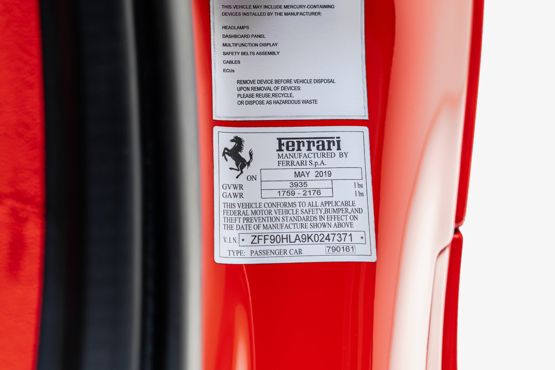 Used 2019 Ferrari 488 Pista Coupe RWD image 58