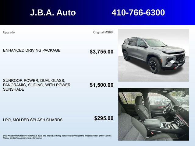 Used 2024 Chevrolet Traverse Z71 w/ Enhanced Driving Package AWD/4WD image 5