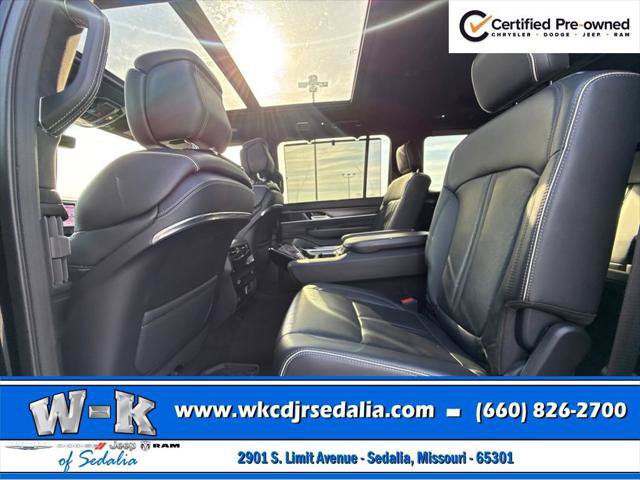 Certified 2024 Jeep Grand Wagoneer L Series II w/ Quick Order Packagew 28T AWD/4WD image 25