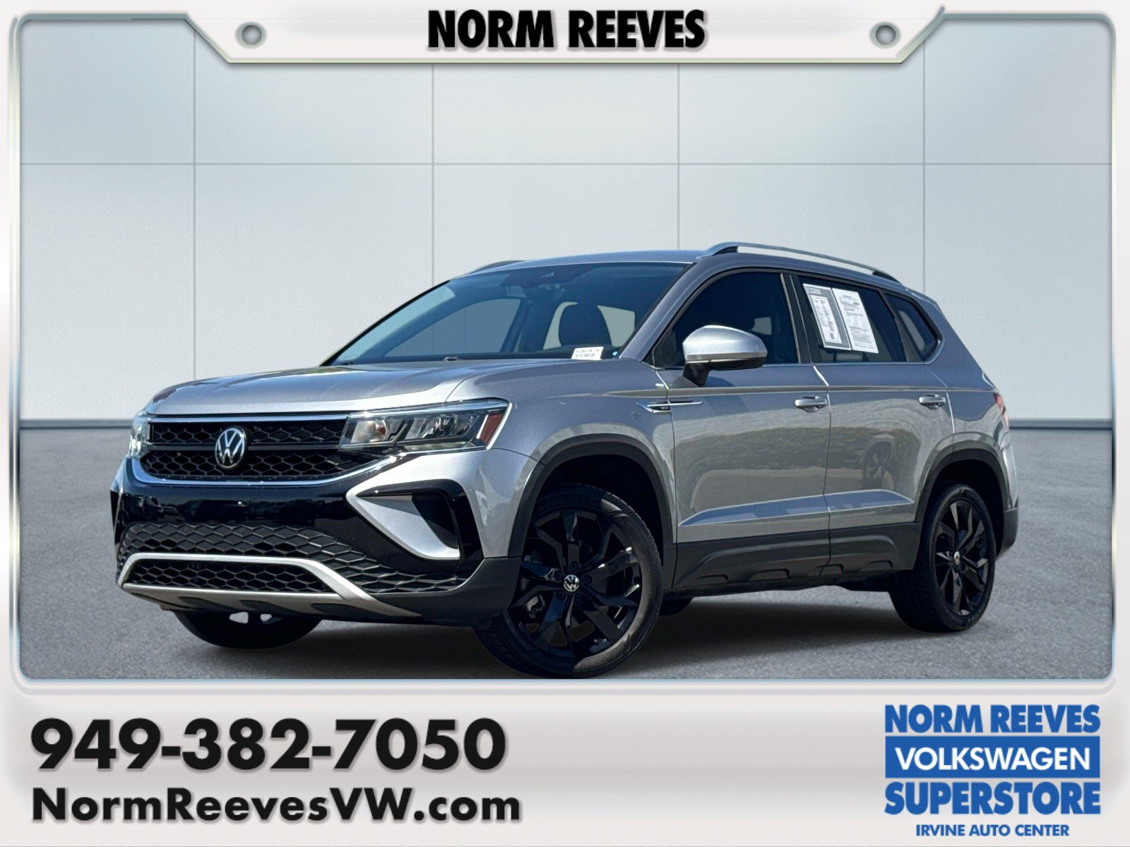 Used 2023 Volkswagen Taos SE w/ Black Wheel Package