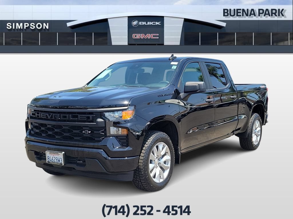 Used 2024 Chevrolet Silverado 1500 Custom w/ LPO, Dark Essentials Package AWD/4WD image 4