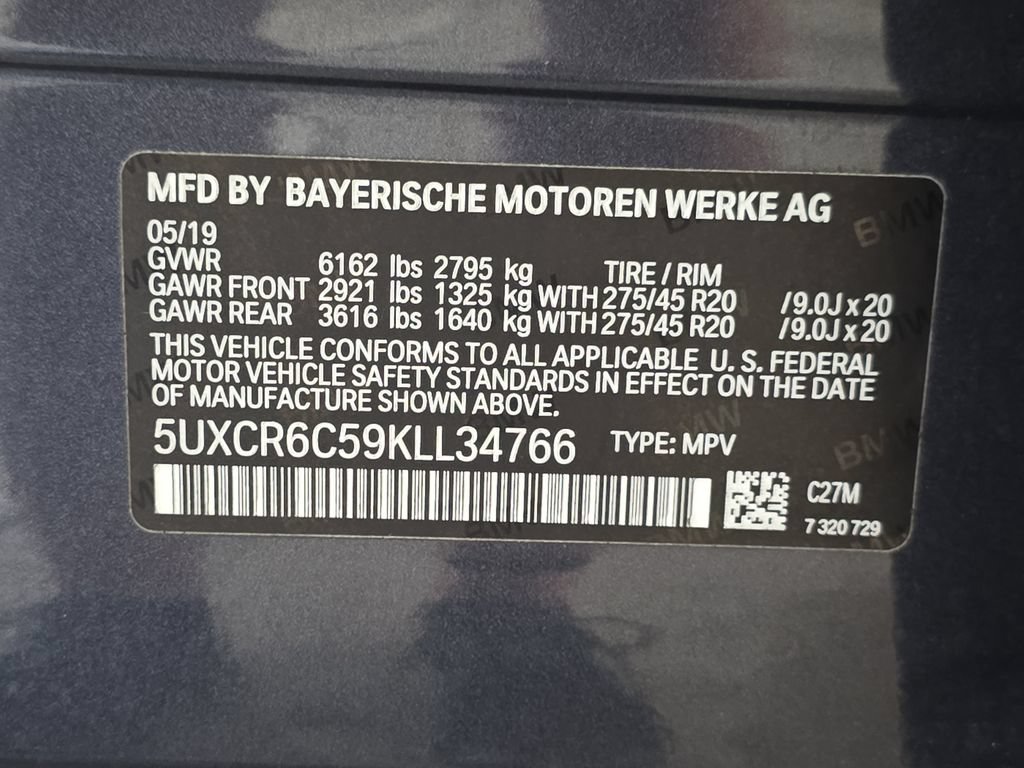 Used 2019 BMW X5 xDrive40i w/ Convenience Package AWD/4WD image 34