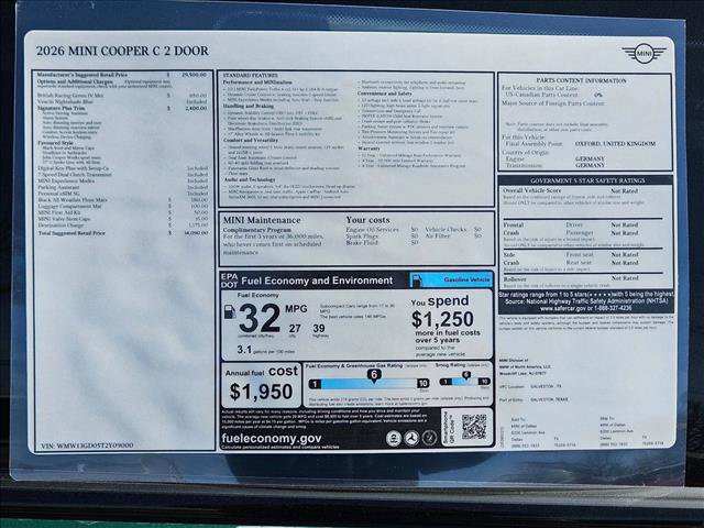New 2026 MINI Cooper 2-Door Hardtop image 17
